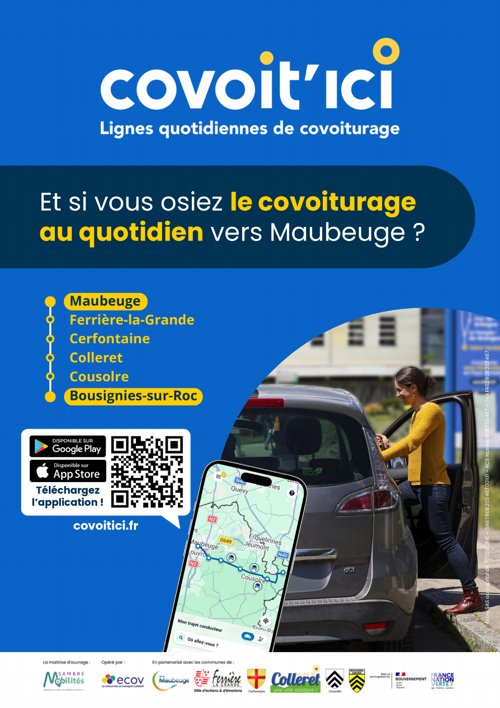 Affiche Covoit'ici Maubeuge
